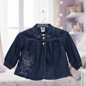 Disney Store Exclusive* Denim Disney Princess Jacket* Size: Children L ( 10/ 12)